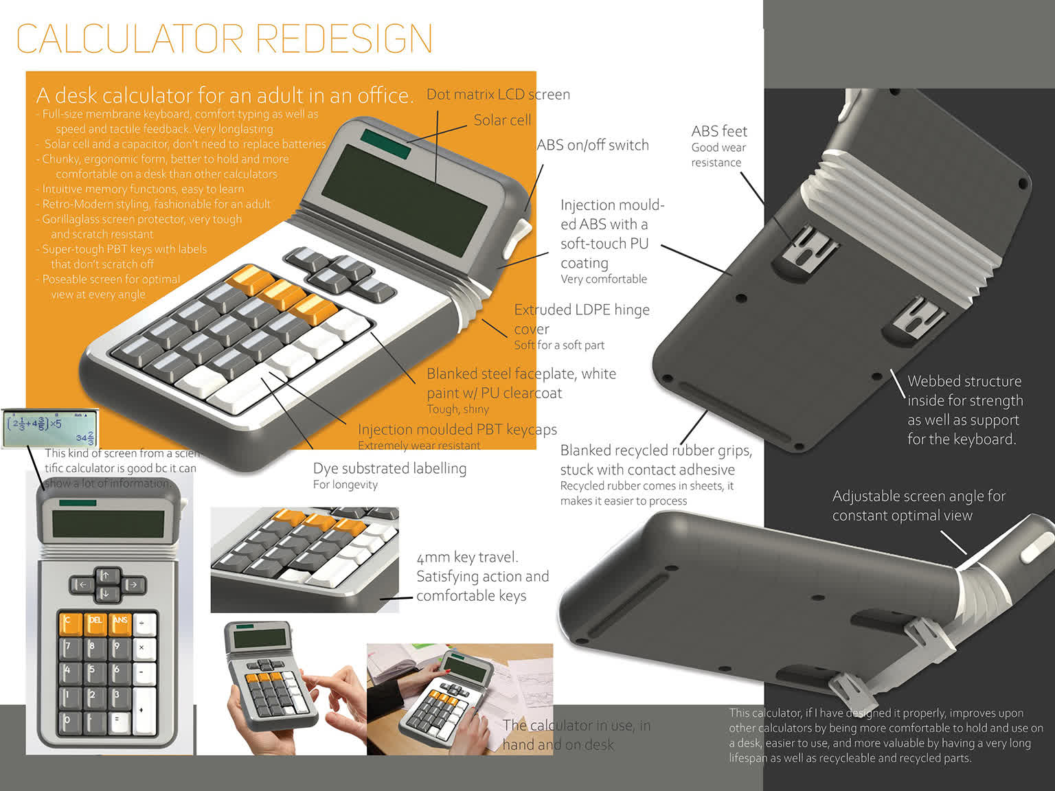 render of a calculator