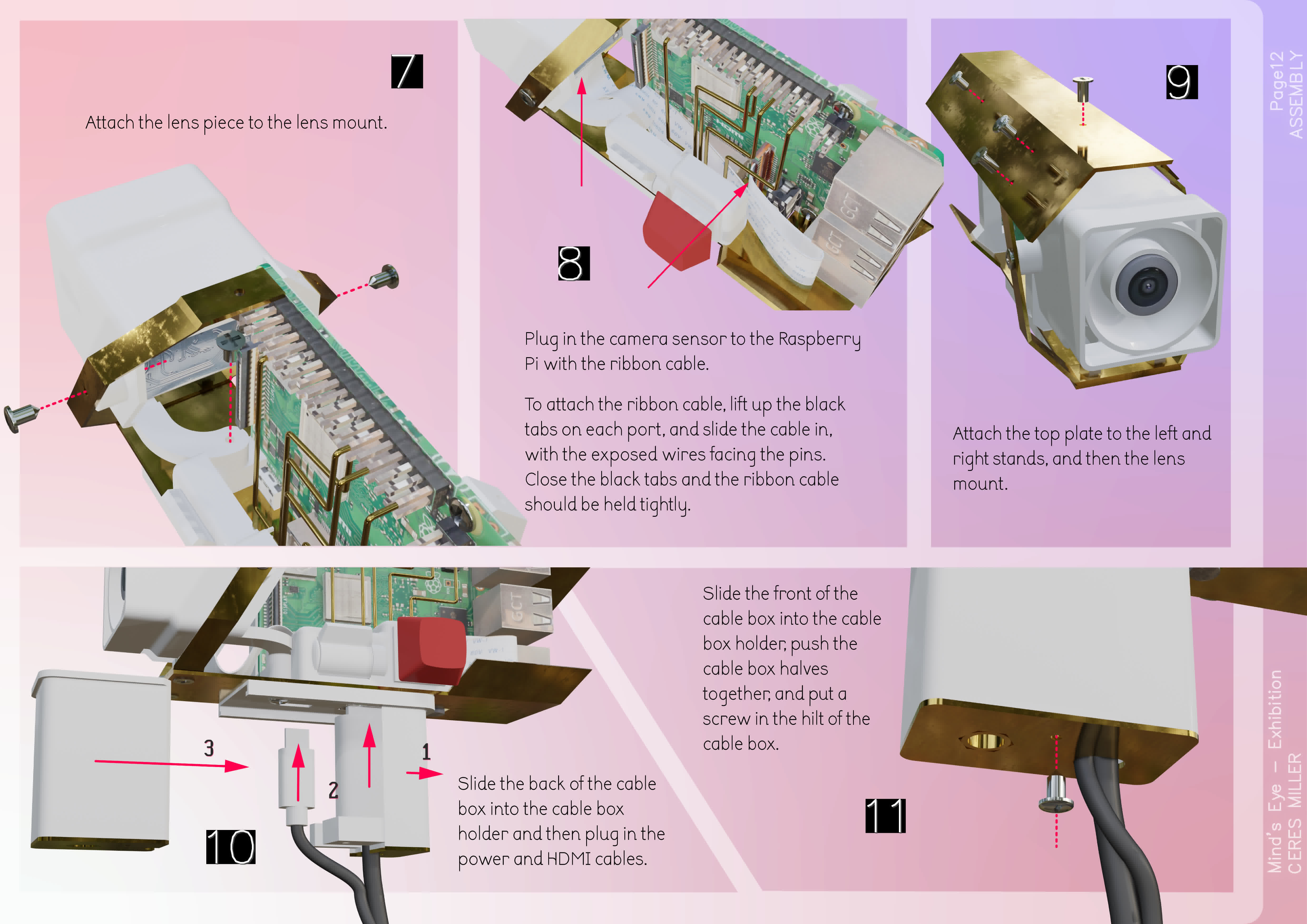 minds eye camera assembly, part 2