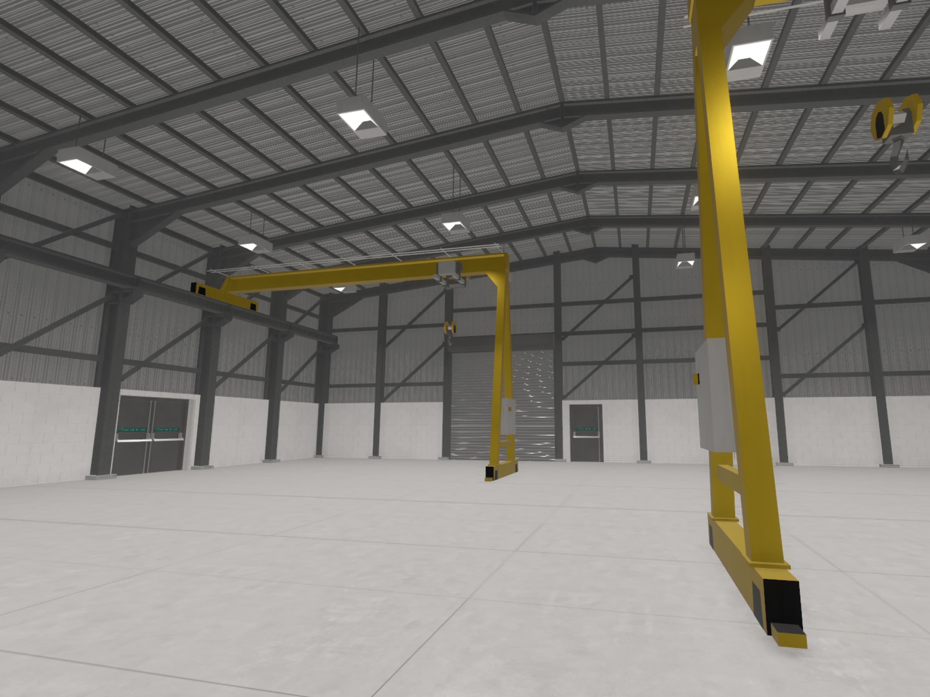 Thumbnail image: A rendered scene of a warehouse